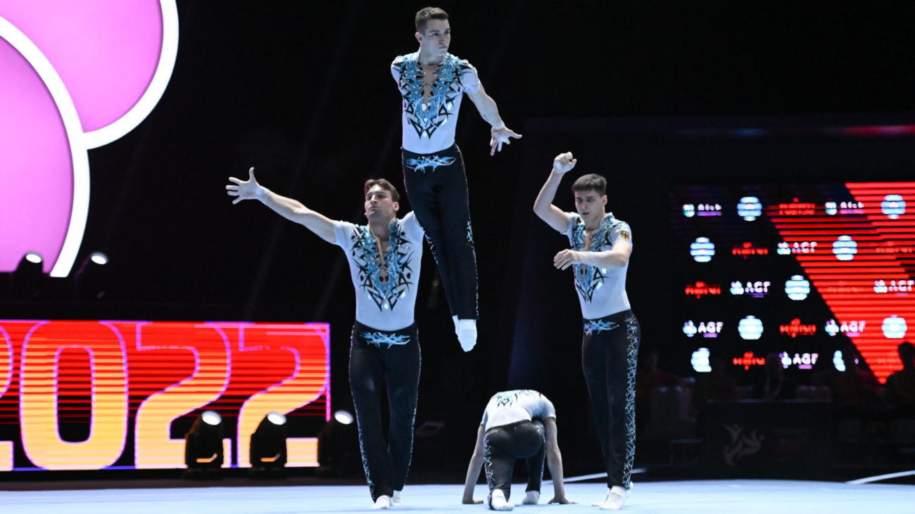 ACRO WORLDS  captured at Milli Gimnastika Arenası, Baku on 13.Mar.2022 by Filippo Tomasi Photography